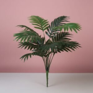 N2K Artificial 12 Leaf Palm Bunch | Faux Tropical Plant | Indoor Outdoor Decor