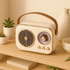 N2K Portable Bluetooth Speaker MZ-M209 White Dynamic Thunder Sound with High Bass