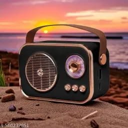 N2K Bluetooth Speaker Mz-M209 Black with Crystal Clear Stereo Sound Rich Bass