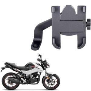 N2K Universal Bike Mobile Stand (Model-C2 Normal) | Full Metal | 360° Rotation | Anti-Vibration Clamp | Fits 4.7″–7.2″ Phones